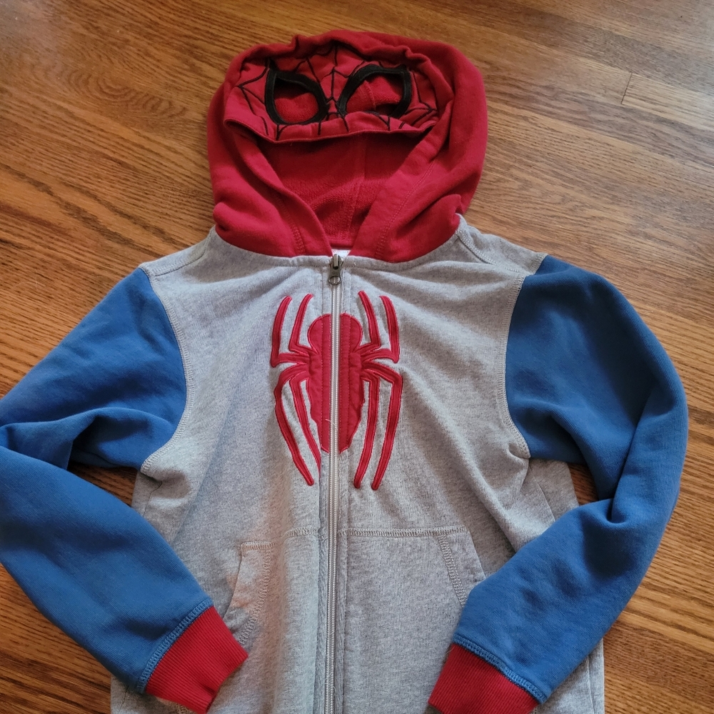 Hanna Andersson Spiderman Zip Hoodie